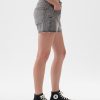 Low Rise Stride Denim Shorts