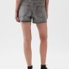 Low Rise Stride Denim Shorts