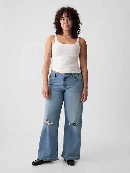 Low Rise Stride Wide-Leg Jeans Low Rise Stride Wide-Leg Jeans