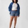 Low Rise Y2K Cargo Denim Shorts