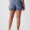 Low Rise Y2K Cargo Denim Shorts
