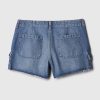 Low Rise Y2K Cargo Denim Shorts