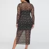 Mesh Midi Dress