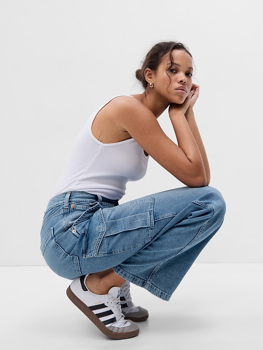Mid Rise ’90s Loose Cargo Jeans Mid Rise ’90s Loose Cargo Jeans