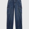 Mid Rise ’90s Loose Cargo Jeans