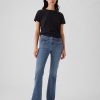 Mid Rise Baby Boot Jeans