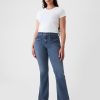Mid Rise Baby Boot Jeans