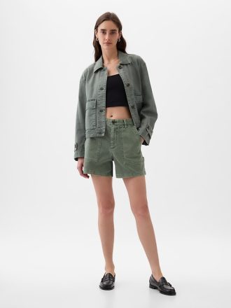 Mid Rise Carpenter Shorts