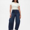 Mid Rise Easy Horseshoe Jeans