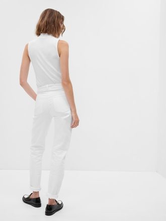 Mid Rise Girlfriend Jeans