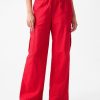 Mid Rise Linen-Cotton Pull-On Cargo Pants Mid Rise Linen-Cotton Pull-On Cargo Pants