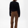 Mid Rise Loose Corduroy Pants