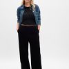 Mid Rise Loose Corduroy Pants