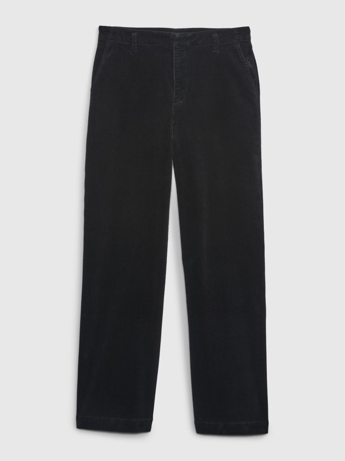 Mid Rise Loose Corduroy Pants