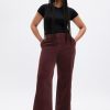 Mid Rise Loose Corduroy Pants