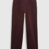 Mid Rise Loose Corduroy Pants
