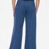 Mid Rise Pinstripe Baggy Jeans