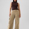 Mid Rise Relaxed Cargo Pants