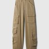 Mid Rise Relaxed Cargo Pants