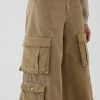 Mid Rise Relaxed Cargo Pants