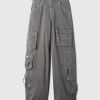 Mid Rise Relaxed Cargo Pants