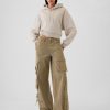 Mid Rise Relaxed Cargo Pants