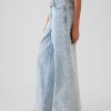 Mid Rise Studded Baggy Jeans