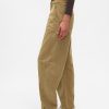 Mid Rise Twill Barrel Pants