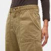 Mid Rise Twill Barrel Pants