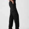 Mid Rise Twill Cargo Pants