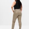 Mid Rise Vegan Leather Downtown Trousers