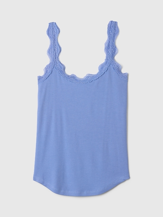Mini Rib Lace PJ Tank Top Mini Rib Lace PJ Tank Top