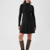 Mockneck Rib Mini Sweater Dress Mockneck Rib Mini Sweater Dress