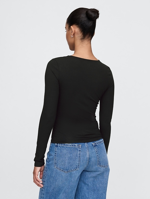 Modern Compact Jersey Cropped T-Shirt Modern Compact Jersey Cropped T-Shirt