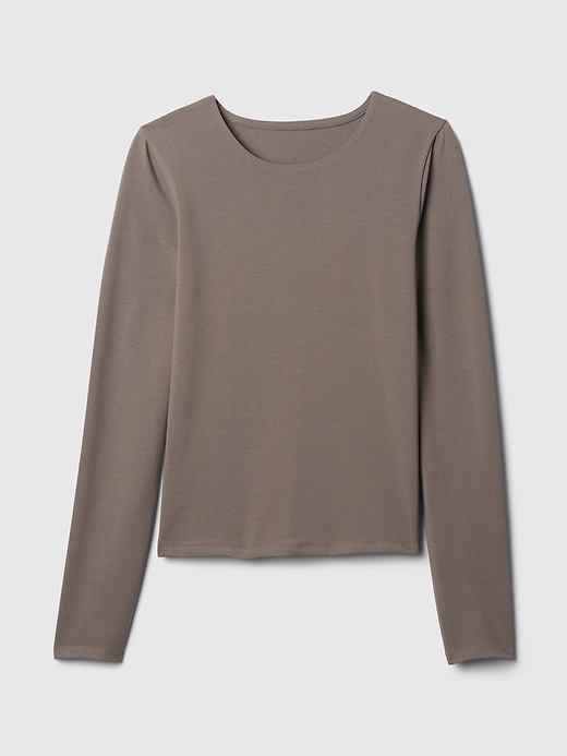 Modern Compact Jersey Cropped T-Shirt Modern Compact Jersey Cropped T-Shirt