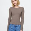 Modern Compact Jersey Cropped T-Shirt Modern Compact Jersey Cropped T-Shirt