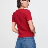 Modern Cropped Logo T-Shirt