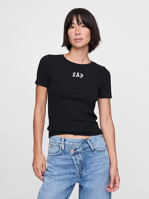 Modern Cropped Logo T-Shirt Modern Cropped Logo T-Shirt