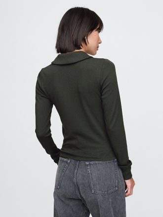 Modern Cropped Polo Shirt