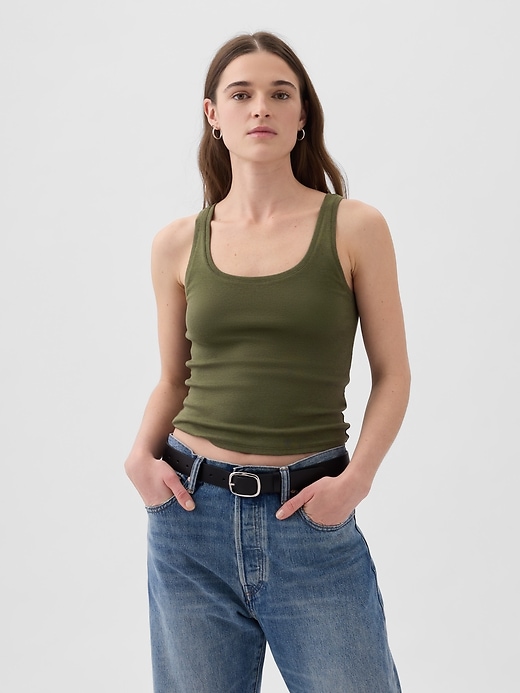 Modern Cropped Tank Top Modern Cropped Tank Top