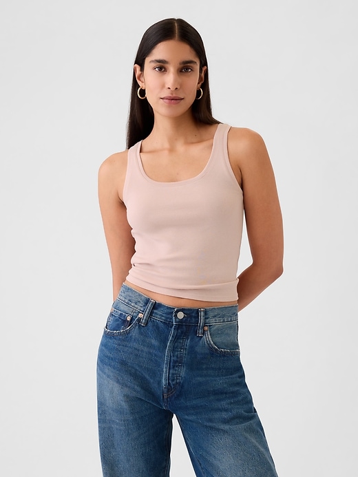 Modern Cropped Tank Top Modern Cropped Tank Top