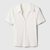 Modern Rib Button Polo Shirt