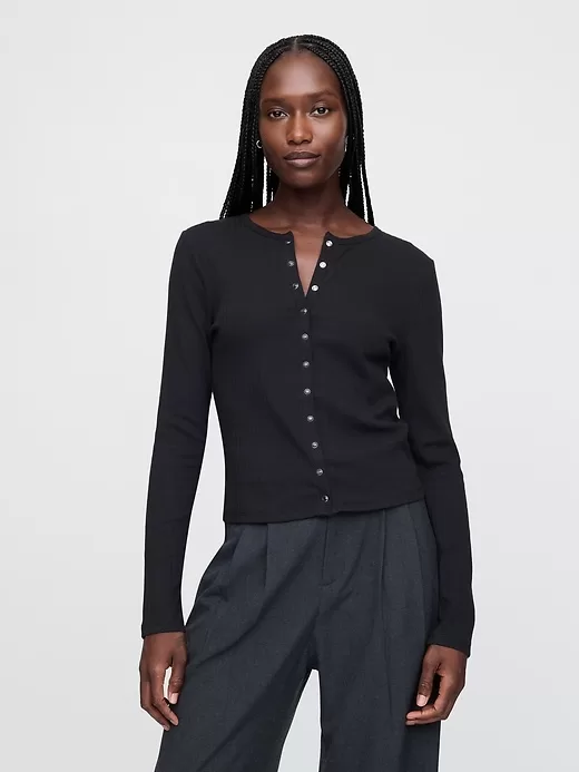 Modern Rib Cardigan Modern Rib Cardigan