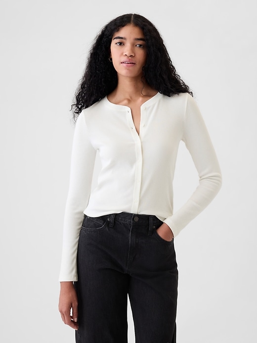 Modern Rib Cardigan Modern Rib Cardigan