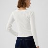 Modern Rib Cropped Boatneck T-Shirt