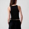 Modern Rib Cropped Halter Top