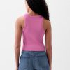 Modern Rib Cropped Halter Top Modern Rib Cropped Halter Top