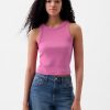 Modern Rib Cropped Halter Top Modern Rib Cropped Halter Top