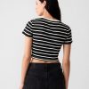 Modern Rib Cropped T-Shirt