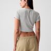Modern Rib Cropped T-Shirt